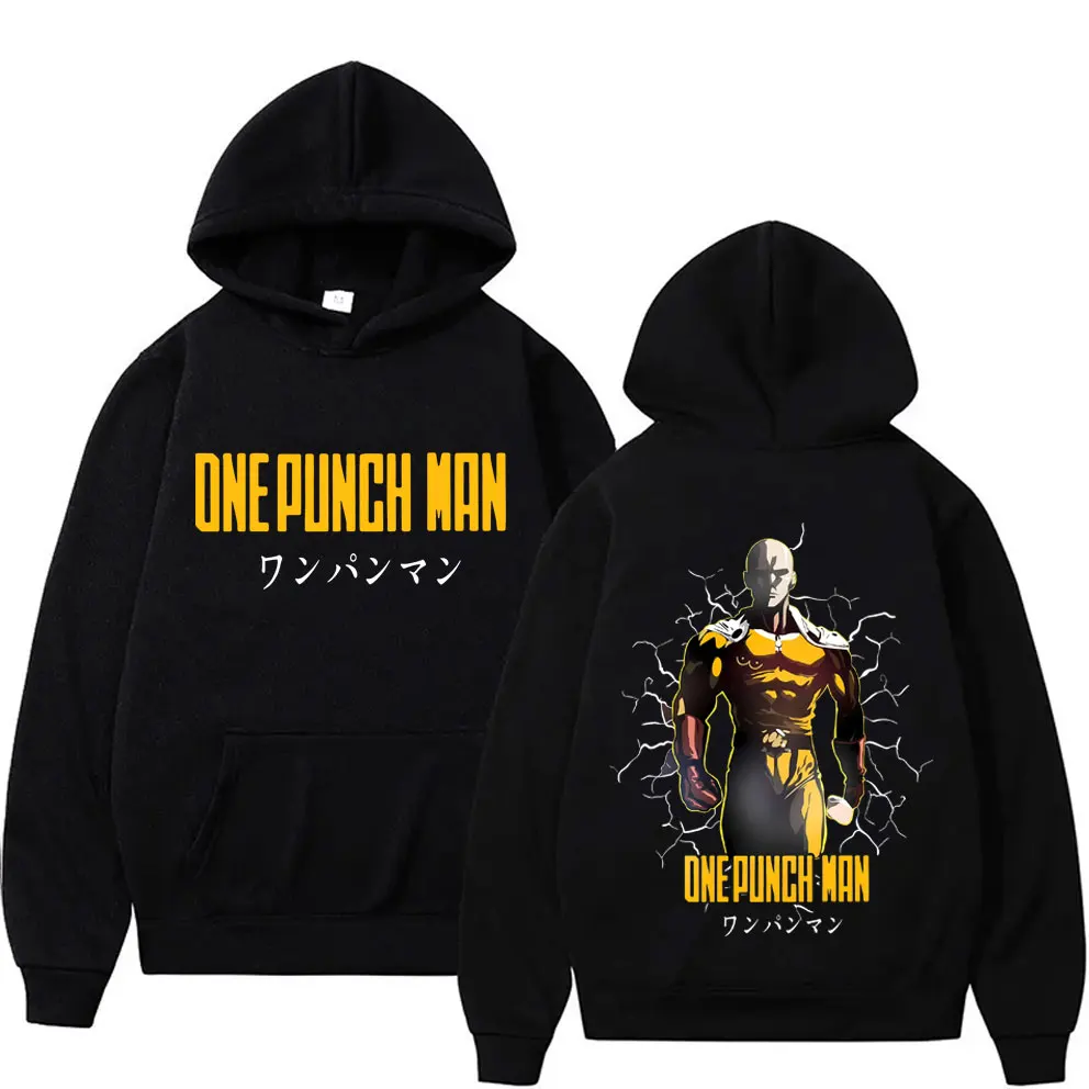 

Limited Anime One Punch Man Saitama Graphic Hoodie Men Women Clothing Japanese Manga Oversized Sweatshirt Tops Streetwear Unisex