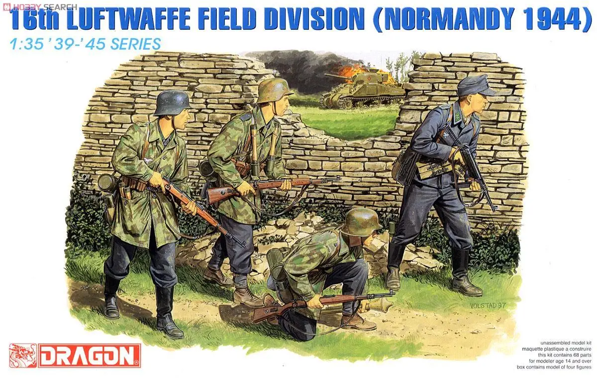 DRAGON 6084 1/35 16th Luftwaffe Field Division (Normandy 1944) Model Kit