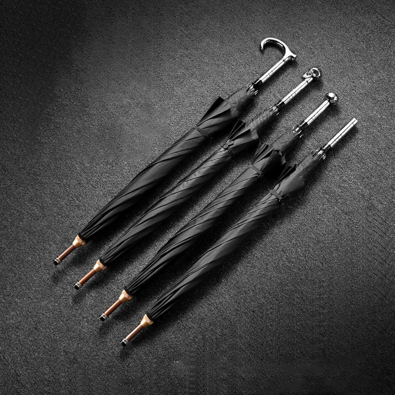 Luxury Katana Umbrella Strong Windproof Big Umbrella Long Handle Umbrella Black Cheap Samurai Sword Paraguas Rain Equipment