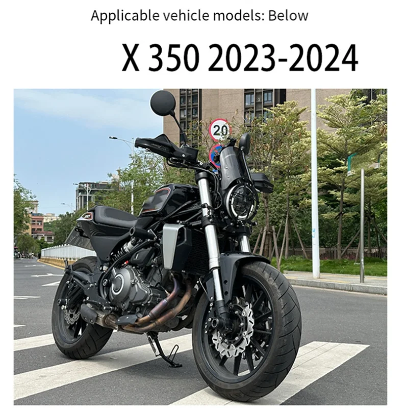 

Lasting Motorcycle Headlight Frame Headlight Protection Cover Guard For X350 2023-2024 Front Headlight Grille