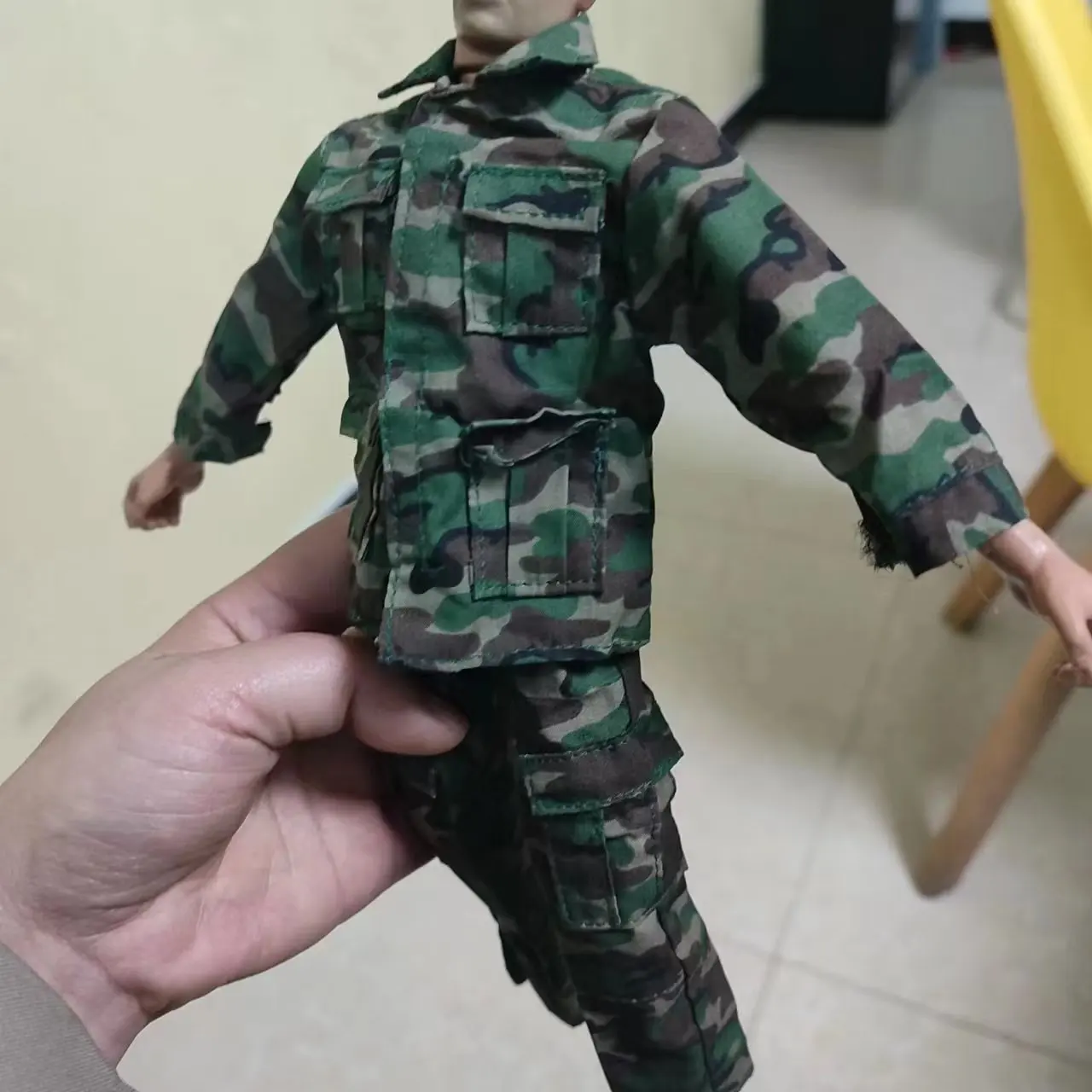 1/6 스케일 액션 피규어 액세서리 정글 위장 전투복 군복 12 인치 남성 Hottoys 인형 피규어