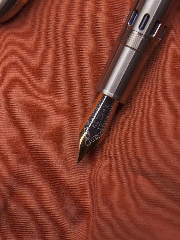 Majohn ti-136 vulpen van titaniumlegering luxe schrijfpen_voghion.com
