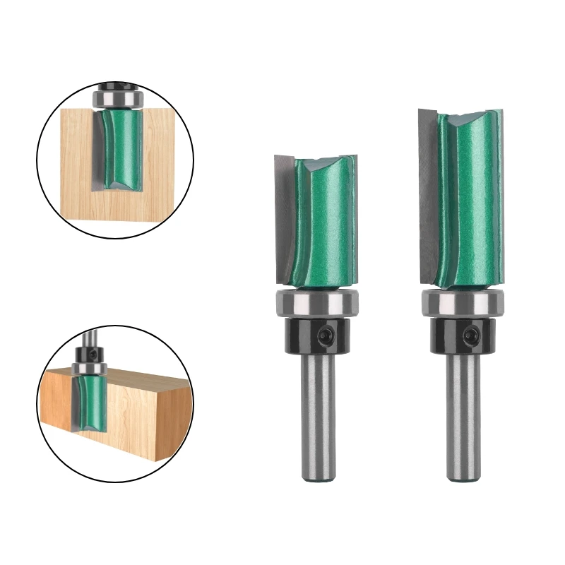 YUSUN 8MM Schaft D19MM Muster Bit Router Bit Holz Fräser Für Holz Bit Gesicht Mühle Hartmetall Cutter End mühle