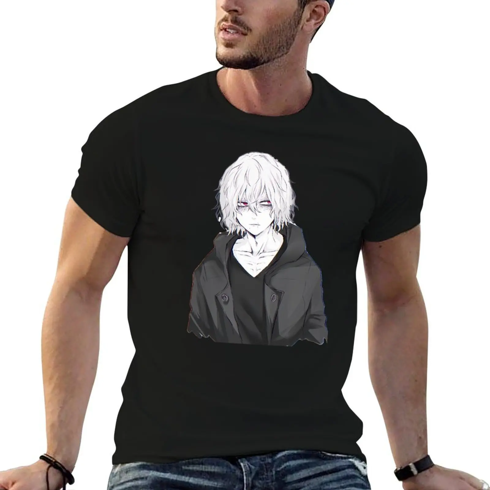 

Shigaraki tomura T-Shirt man t shirts for men casual t shirts cotton 100% T-Shirt