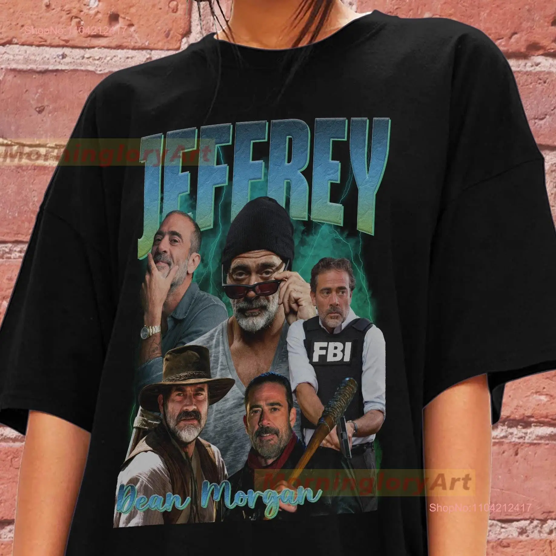 Jeffrey Dean Morgan T Shirt SweaT Sweater Cotton Clothing JDM03 long or short sleeves