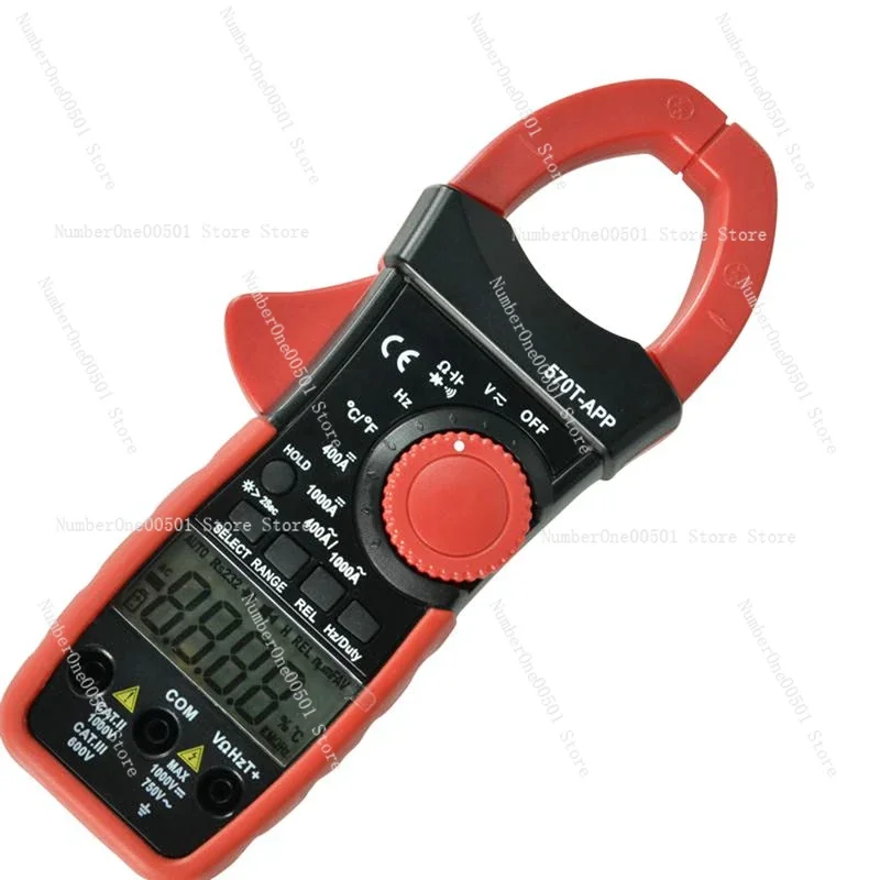 

HP570T APP400A Digital Clamp Meter Smart AC DC Current Voltage Tester Multifunction Electrical Multimeter
