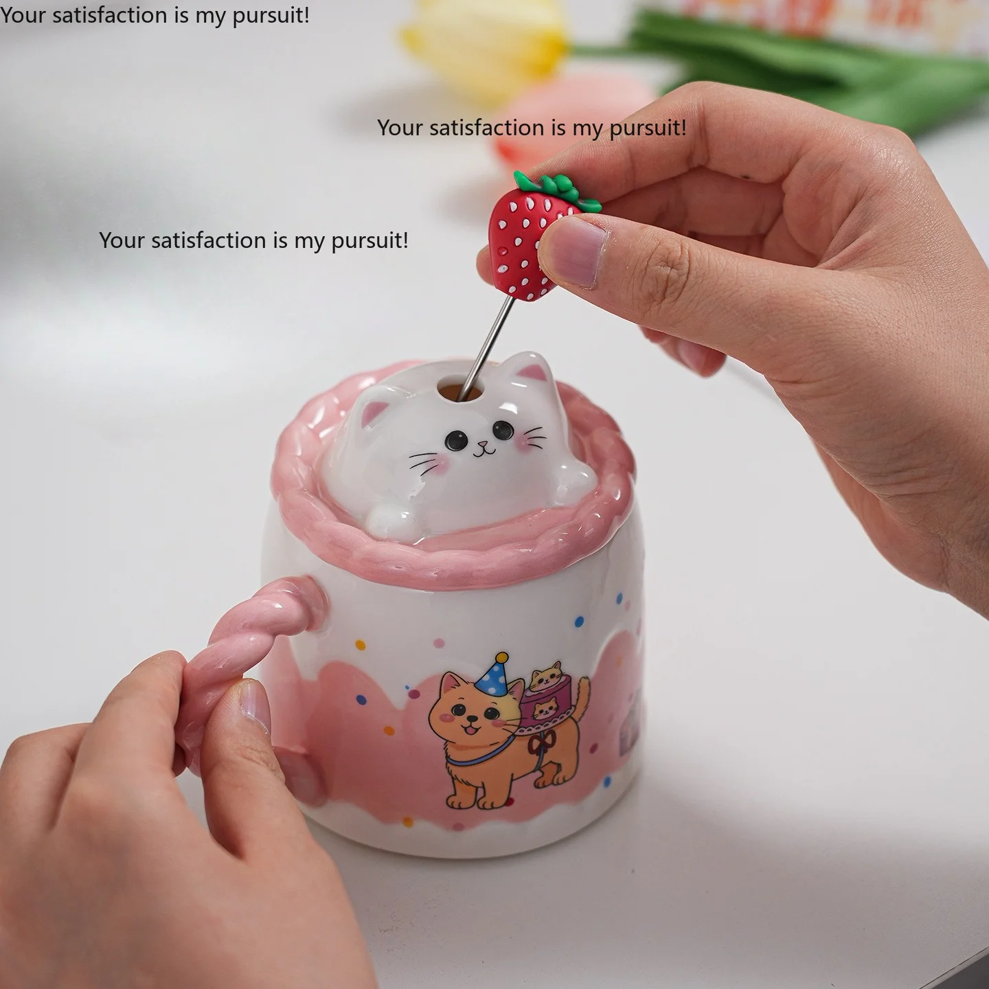 for girls' birthday and Valentine's Day Cartoon aromatherapy ornament gift box with high-end texture