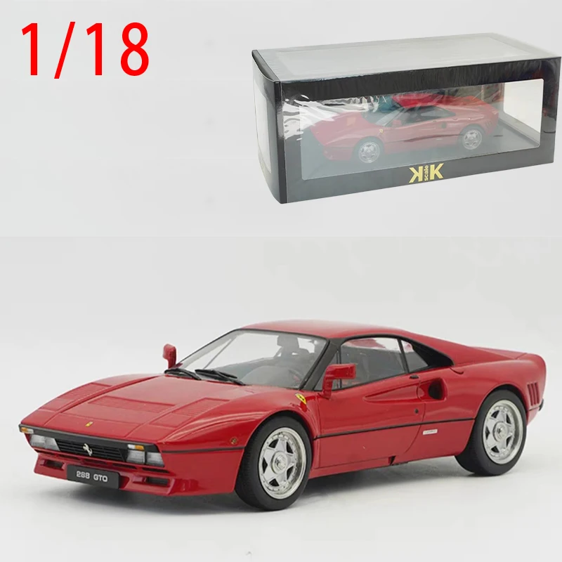 

Diecast 1/18 Scale KK Ferrari 288 Gto Alloy Supercar Model Ferrari Racing Car Scene Display Collection Hobby Original Box