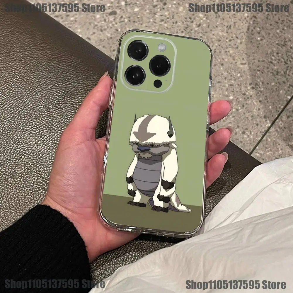 アバター アッパ イップイップ iPhoneケース iPhone 17,16,15,14,13,12,11 Pro,Max,Plus,X,XS,XR,SE4,E Mini対応 透明 ソフトカバー