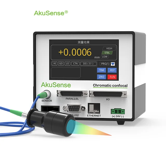 

AkuSense ACC-055L Multi-color confocal linear encoder linear scale grating linear CMOS laser displacement sensor