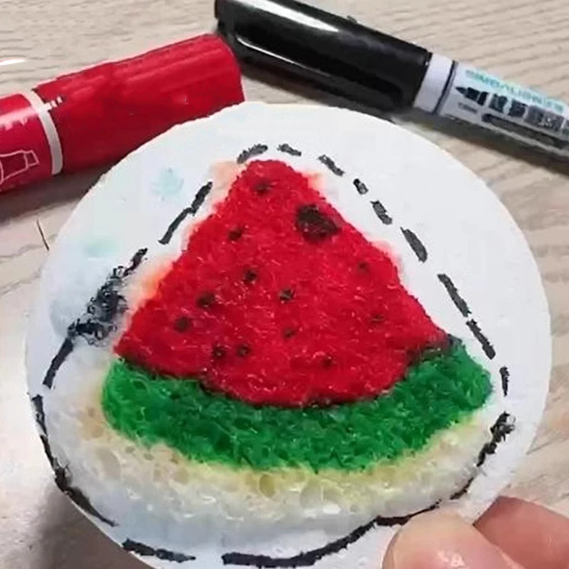 10pcs 거품 질감 그림 종이 푹신한 질감 종이 어린이를위한 마법의 3d 아트 드로잉 종이 Diy 그림 교육 완구