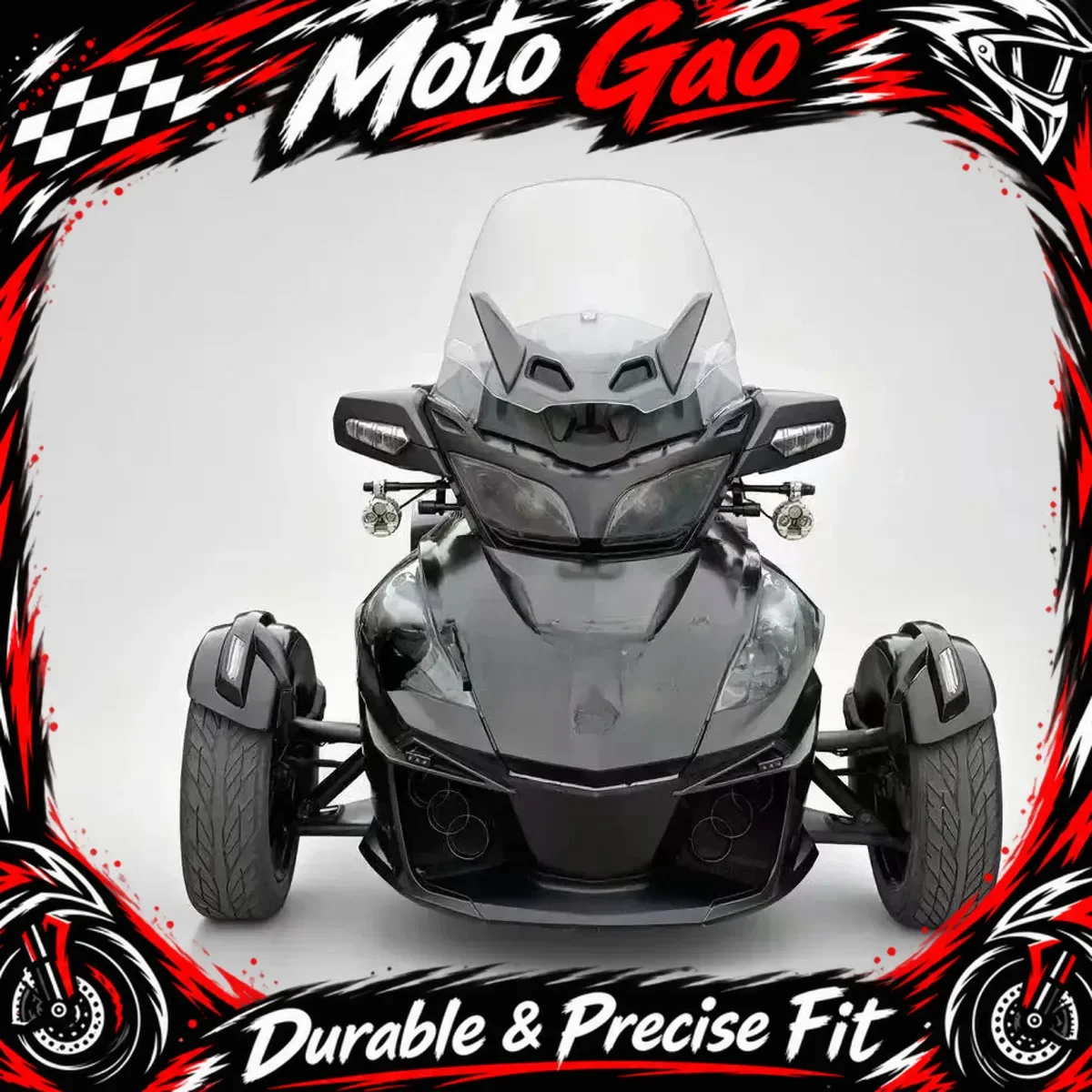 Motorcycle windshield front windshield windshield guide cover Fit For Can-Am Spyder RTS RT-S Administrative version Rt Limited