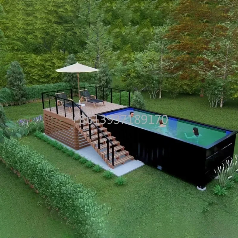 Customized Container Swimming Pools Production Mobile Swimming Pools By Container