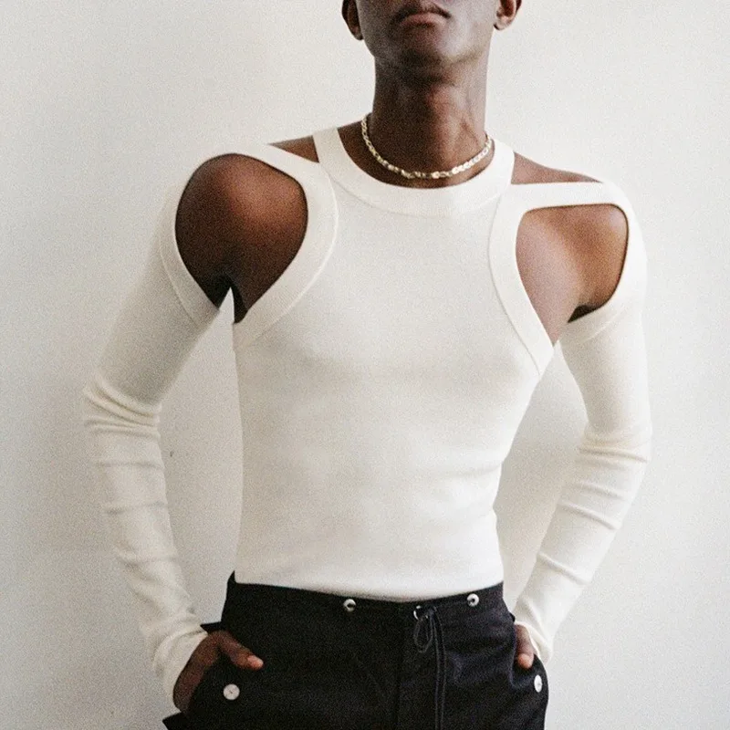 

Men Tank Top Women Tops Knitwear T-shirt Crop Tops Long Sleeve Short Sleeve Stretch Slim Fit Sporty Chic Sexy Clothing Tees
