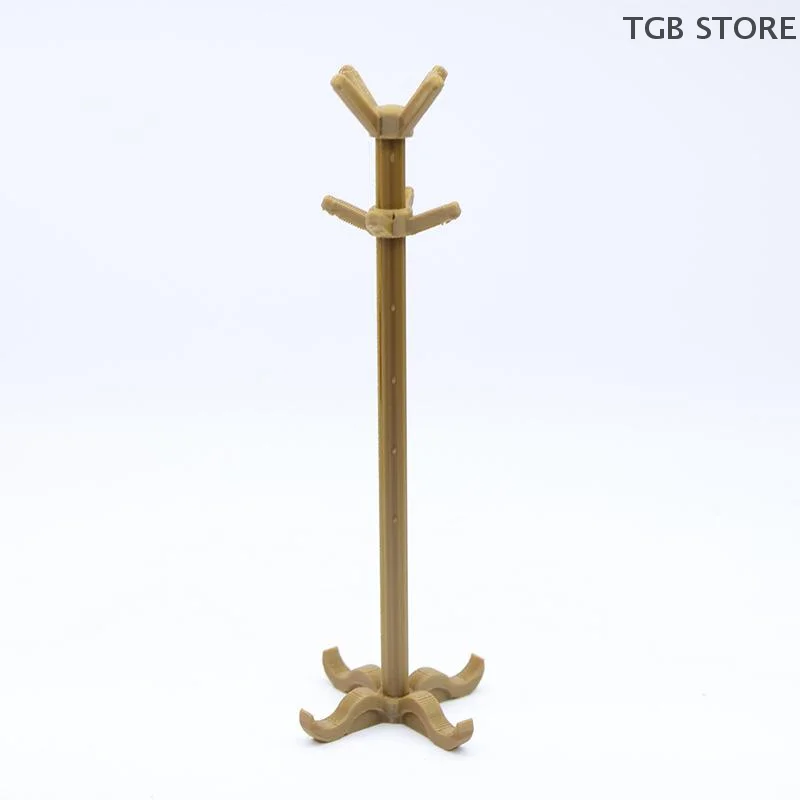 1 pz mini appendiabiti da terra vintage scala 1:12 portaoggetti in miniatura casa delle bambole decorazione della stanza giocattoli accessori regali