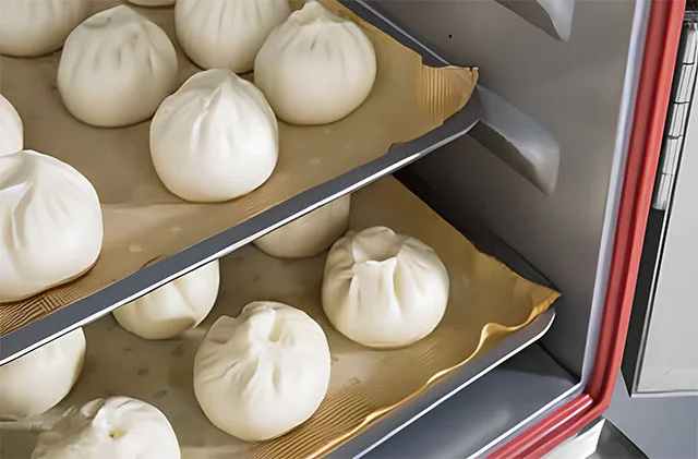 d Dumplings 48Trays Electric Cabinet Swenza Professional Grade Steamer Equipment for Rice Noodles, Shrimp, an