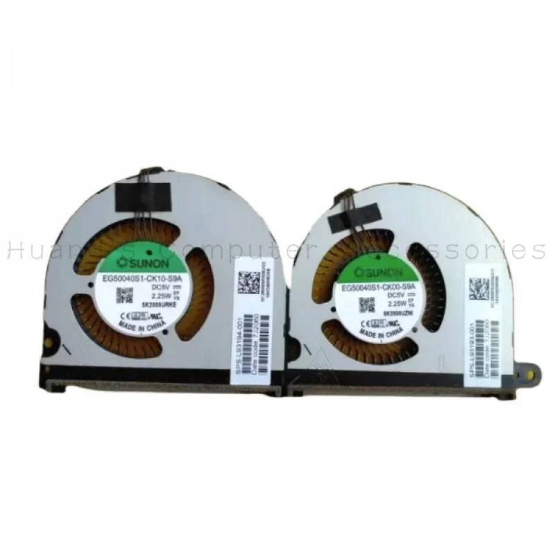SS+New CPU GPU Cooling Fan 4Pin For HP Envy X360 15-ED 15M-ED 15-EE Laptop Replacement Cooler