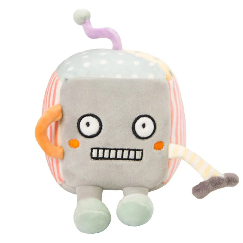 Plush Rattles Baby Newborn Hands Catch Plush Bell Toys Educational Gift For Kids Shower Gift