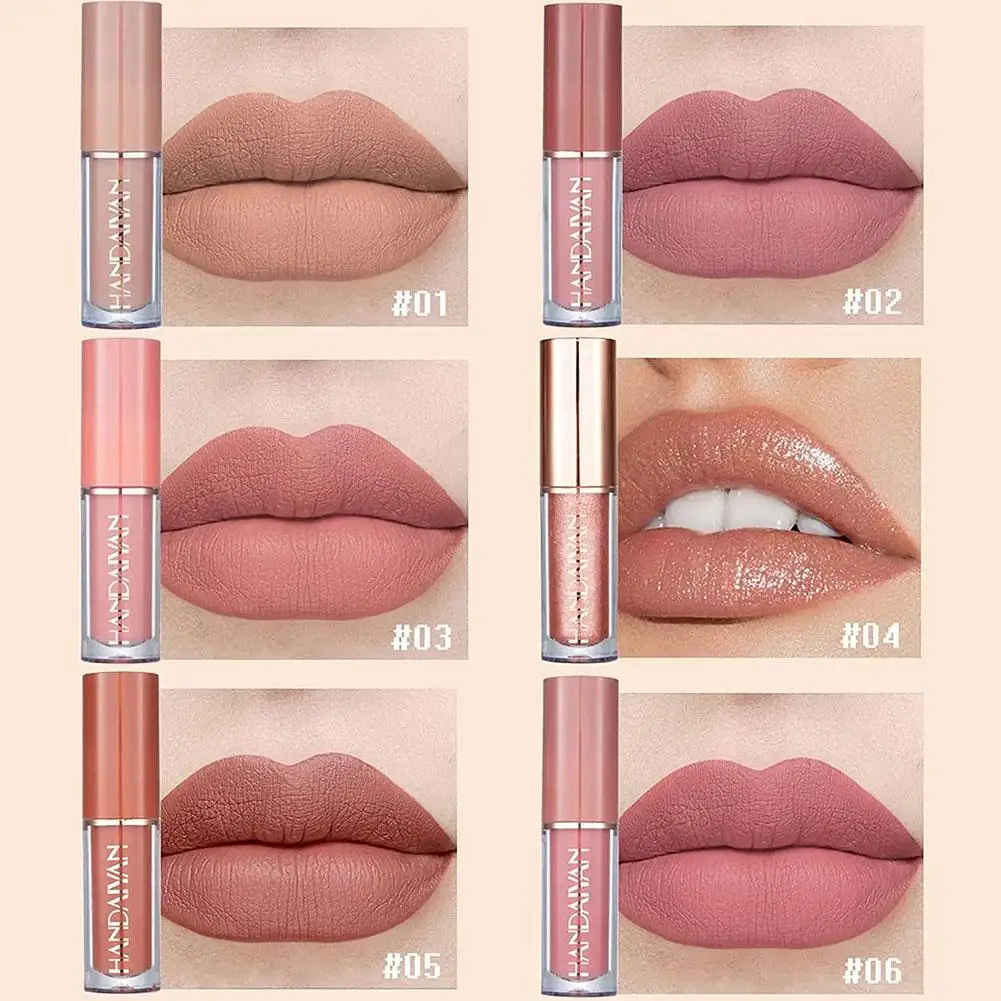 12 สีหนังสือ Matte Liquid ลิปสติกชุด Non-stick Cup ลิปกลอสกันน้ําผู้หญิงแต่งหน้ายาวนาน Lipgloss ชุด