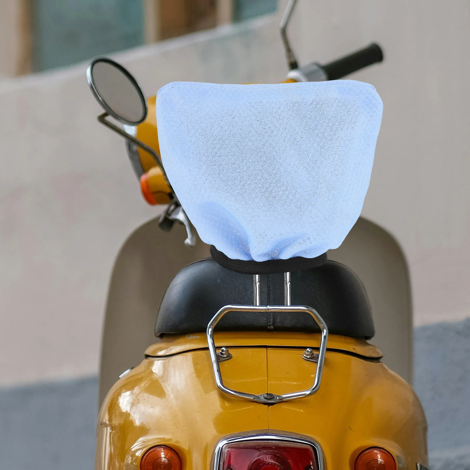 

Motorcycle Headrest Cover Waterproof Anti-Slip Seat Protector For Electric Scooter Bike Moped Dirt Riding Replacement