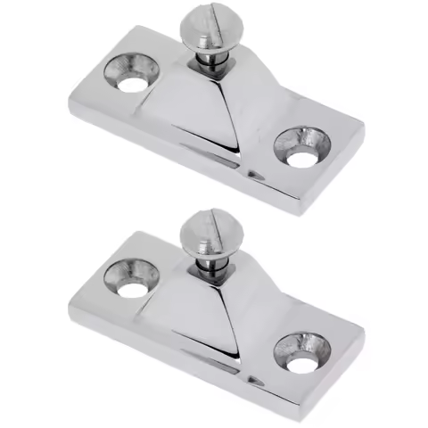 Y59A2 Pieces Marine Deck Hinge Boat Bimini Top Fitting Hardware