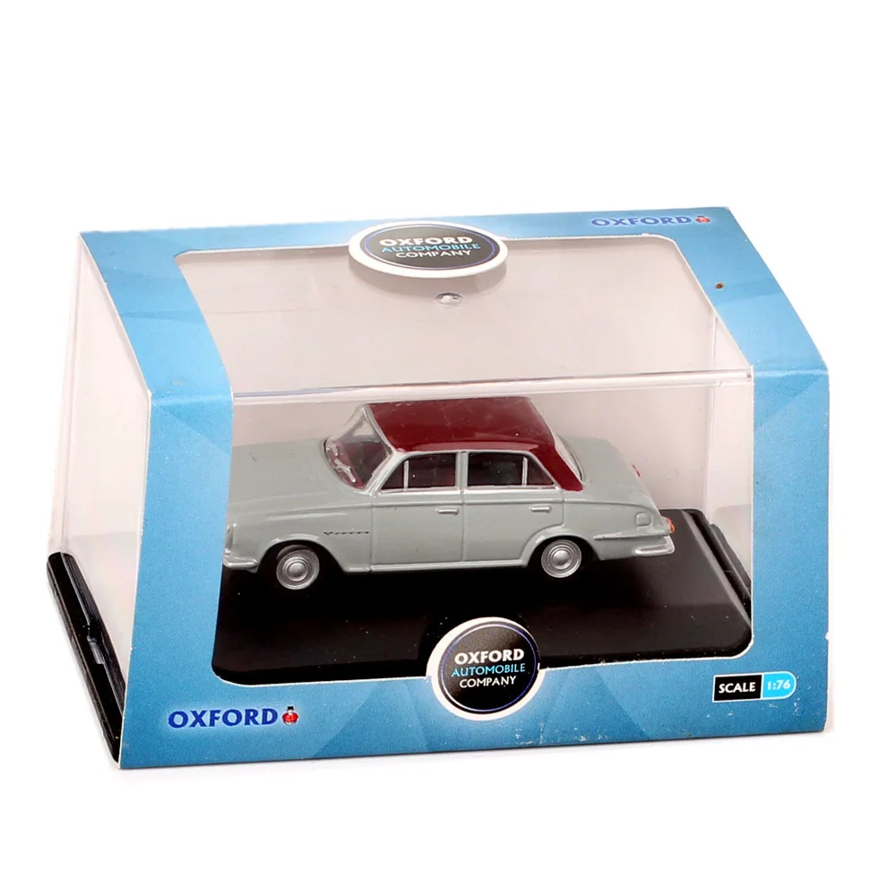 Oxford 1/76 OO Gauge Railway Scale Tiny Vauxhall FB Victor 76FB001 Diecast Car Model Toy Vehicles Red Gull Grey