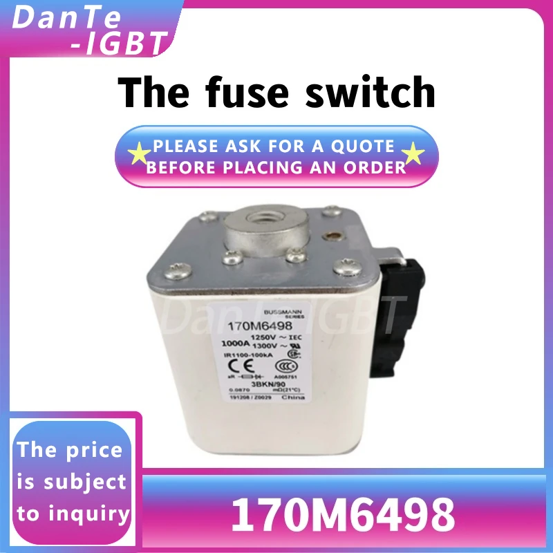 170M6498 New module High power current limiting fuse base Original spot