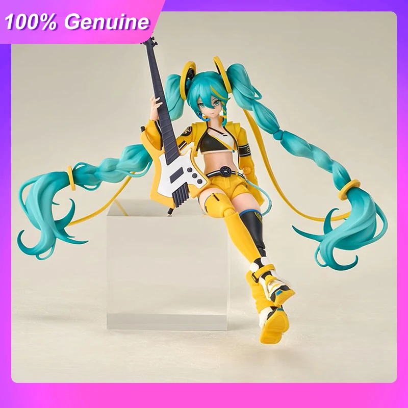 

Новый 100% натуральный Blokees Blockman Blind Box Super Mobile Miracle Edition Hatsune Miku Jumping Sound Series настольный орнамент игрушки
