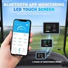 72V 105Ah LiFePO4 리튬 배터리 200A BMS 6000+ 사이클(골프 카트용 충전기 포함), Bluetooth 모바일 앱 터치 모니터 지원 4