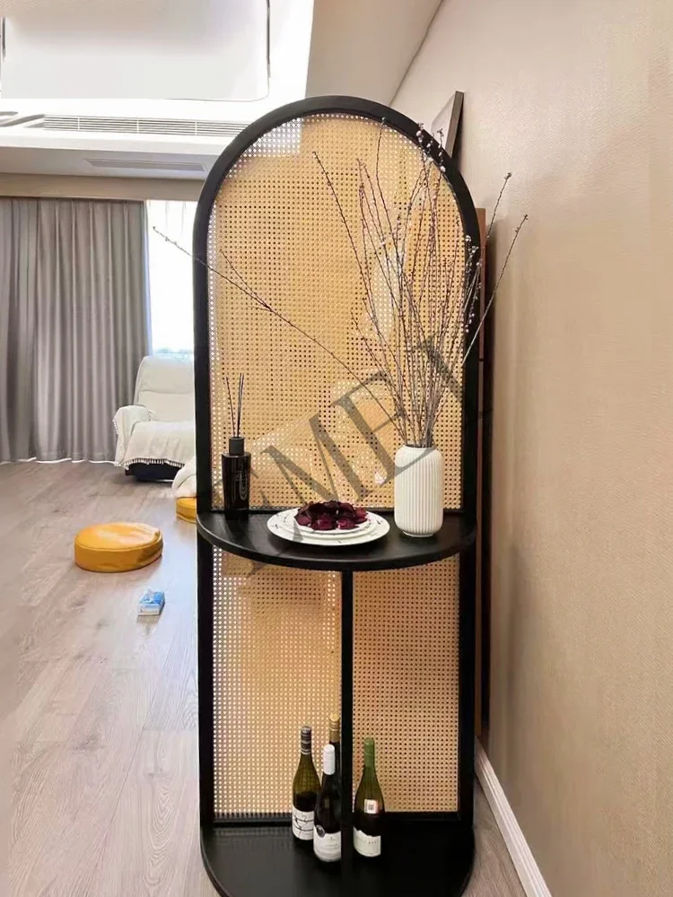Factory Direct 2026 French Subareas Screens Home Retro Porch Mobile Living Room Bedroom Covering Bedside Supporter