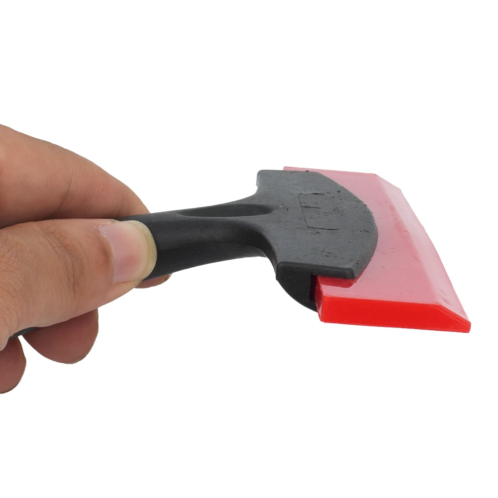 Scraper Cleaning Scraper Bathroom Kitchen Car Cleaning Shovels Tile Tool 1PC Black+Red Film Gap Grout 180x140mm