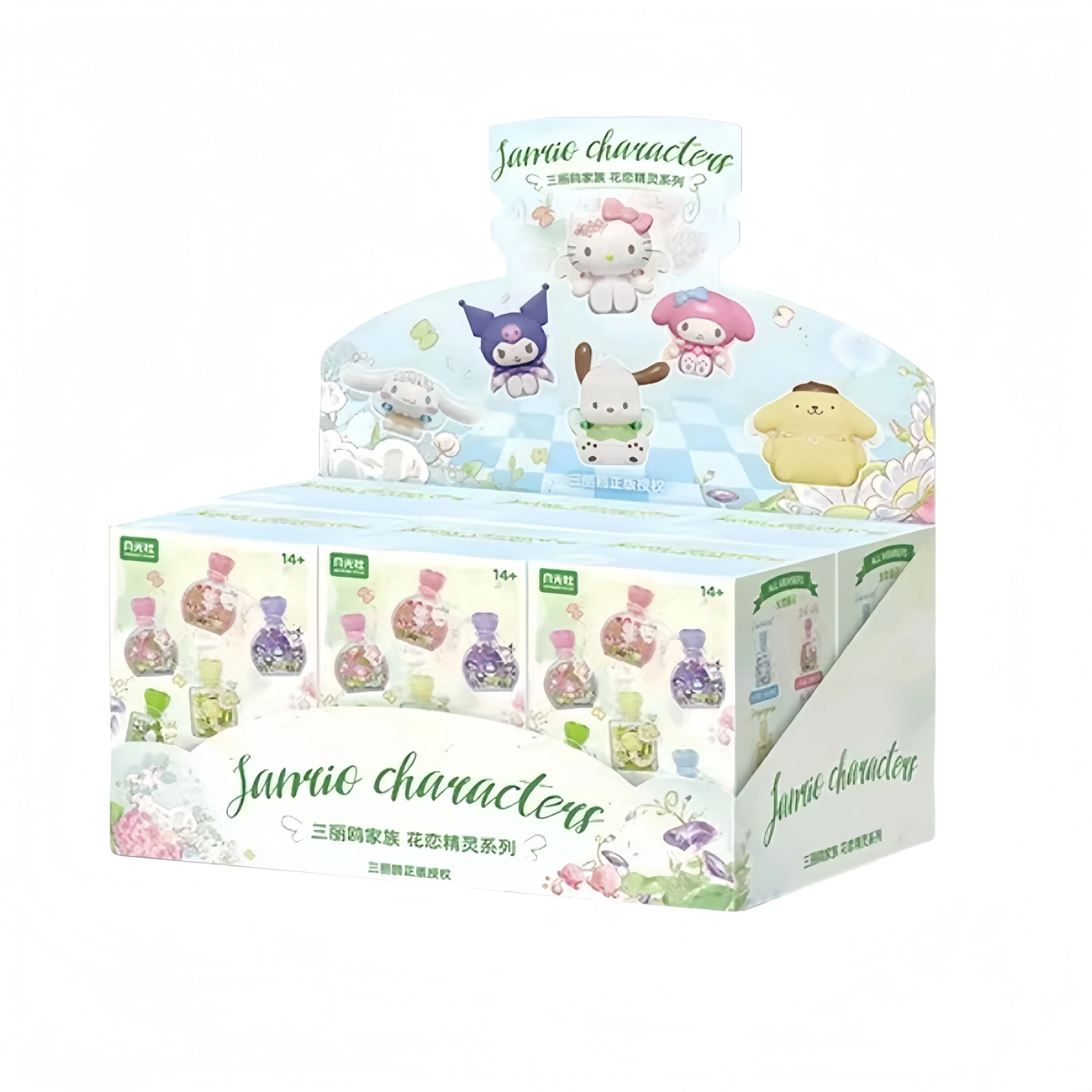 

Подлинная слепая коробка Wonder Moon Sanrio Kitty Kuromi Melody Pochacco, сборная модель, игрушка, фигурка, хрустальная бутылка, лампа, детский подарок