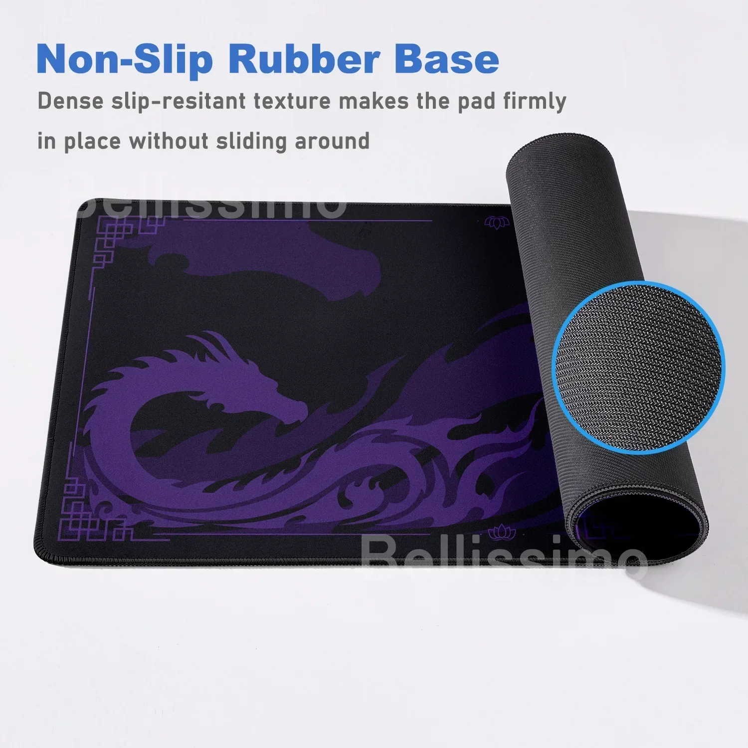 HD Black And Red Dragon Mouse Pad Computer Ectended Mousepad XXL Keyboard Pad Office Accessories E-Sports Mats Cabinet Desk Pad view 5