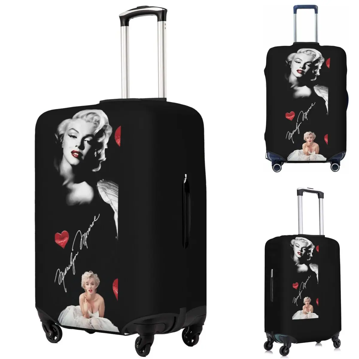 

Marilyn Monroe Suitcase Cover Protection Elastic Travel Luggage Protector Covers for 18-32 Inch
