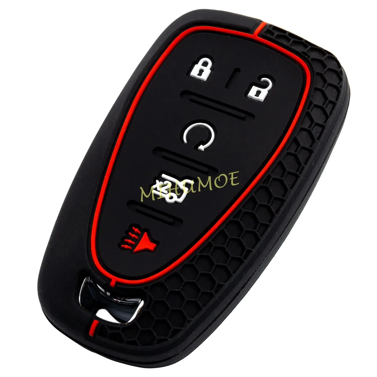 

Silicone Key Case Remote Control Fob Protector Cover Chain For Chevrolet Camaro Equinox Cruze Trailblazer Traverse Cruze Blazer