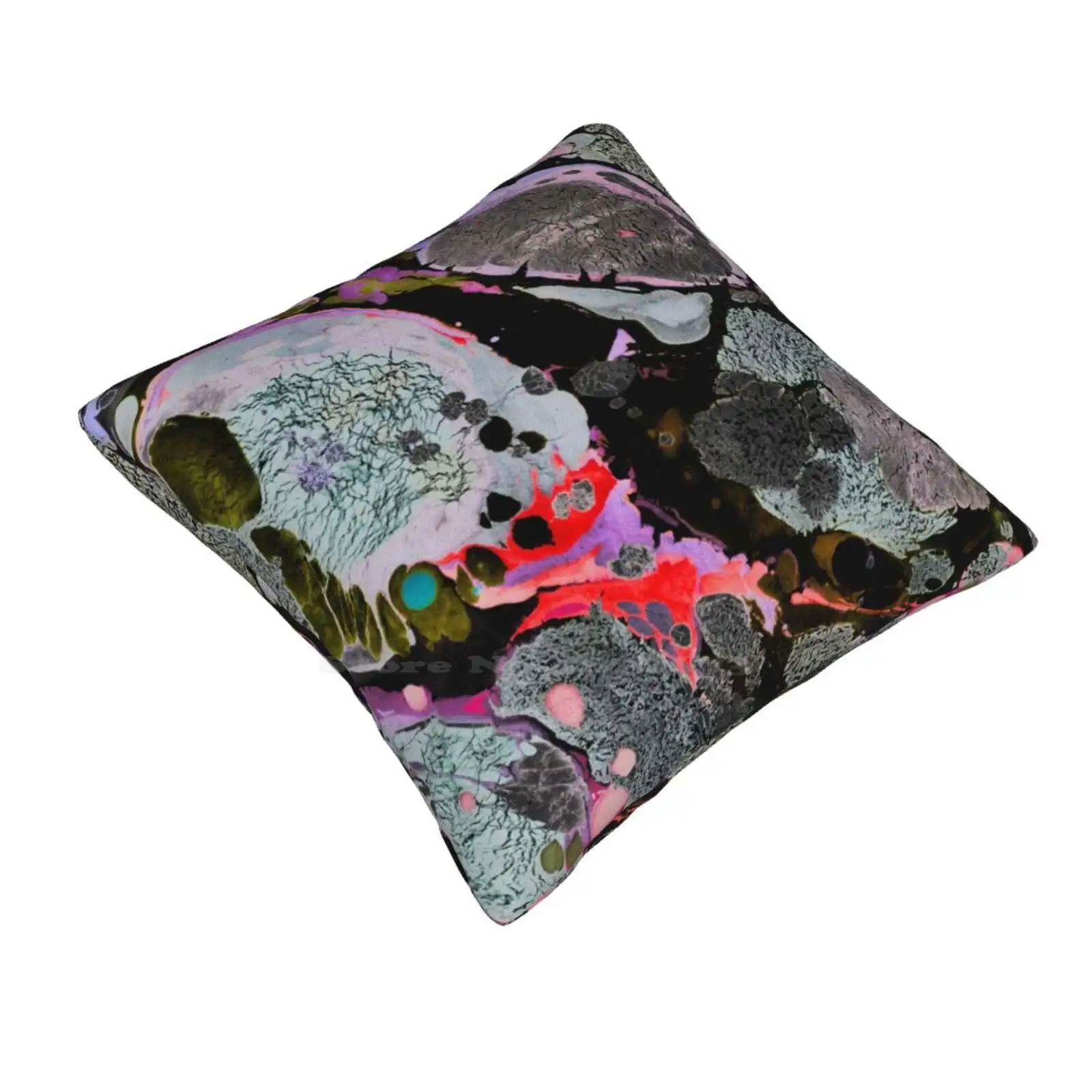 Brain Structure Pillowslip Pillowcase Modern Punk Natural Marble Timeless Colorful Fun Animal Abstract K O Ko Rain