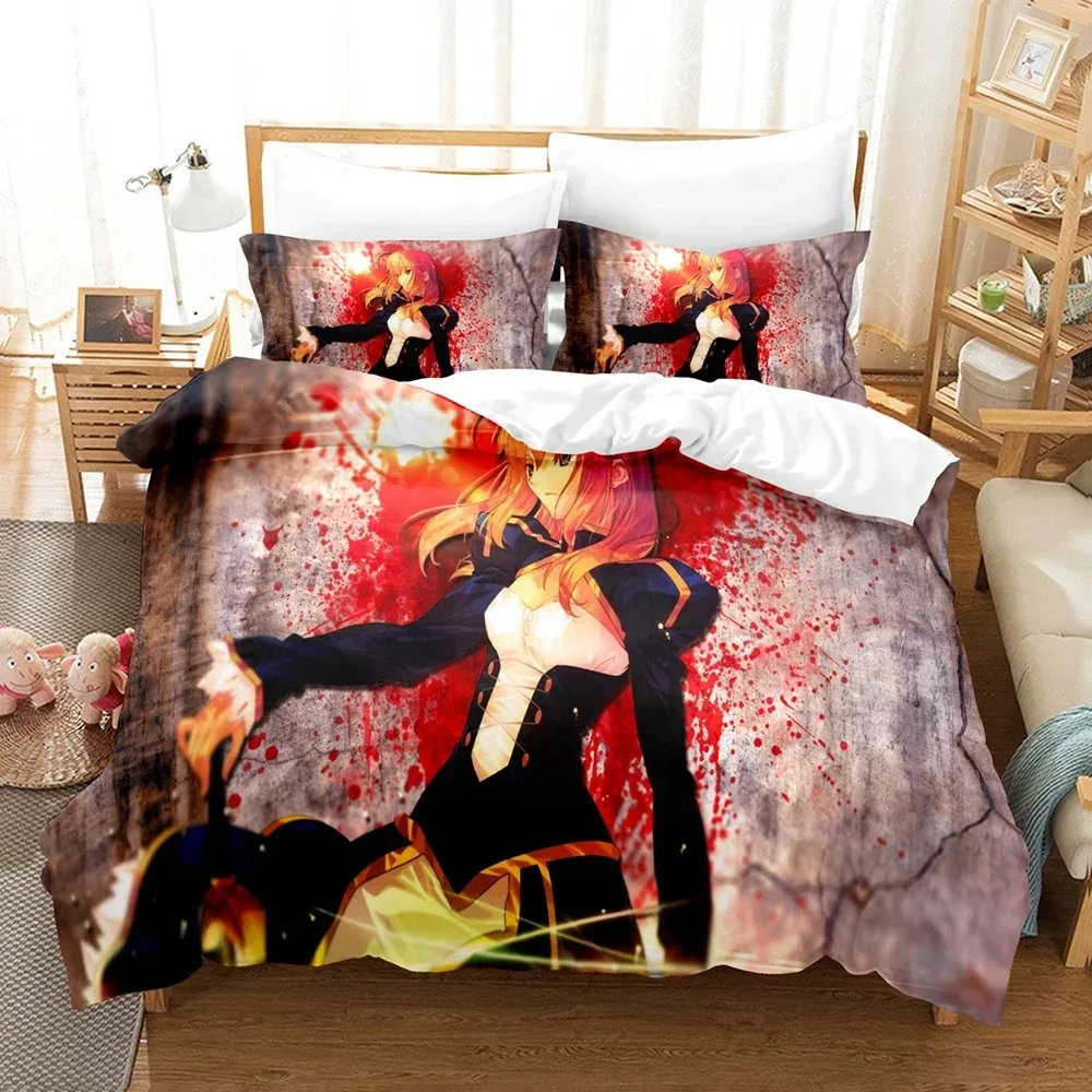 New Fatestay night Unlimited Blade Works Bedding Sets Duvet Cover Set With Pillowcase Twin Full Queen King Bedclothes Bed Linen