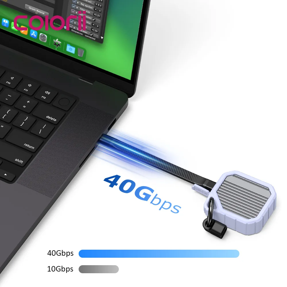 USB4 data cable Type-C full-function C2C compatible Thunderbolt 4 dual-head short-line PD charging cable 40Gbps transmission