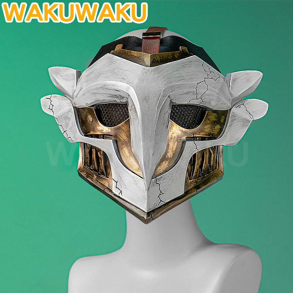 Ekko Mask Cosplay Props Game Arcane Cosplay WakuWaku Men Cosplay Accessory Ekko Cosplay Mask LOL