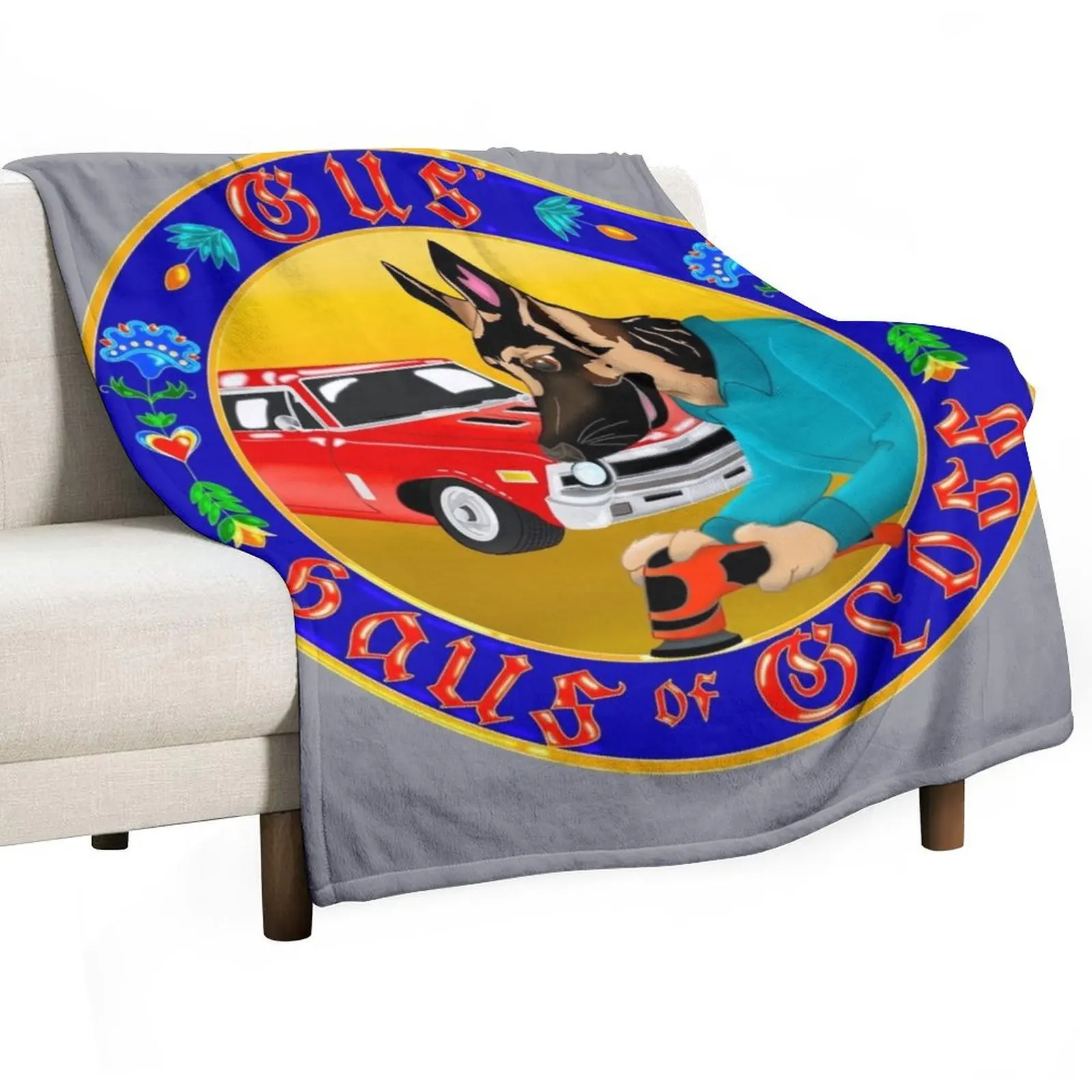 Gus’ Haus of Gloss Throw Blanket For Baby Decorative Sofas Blankets