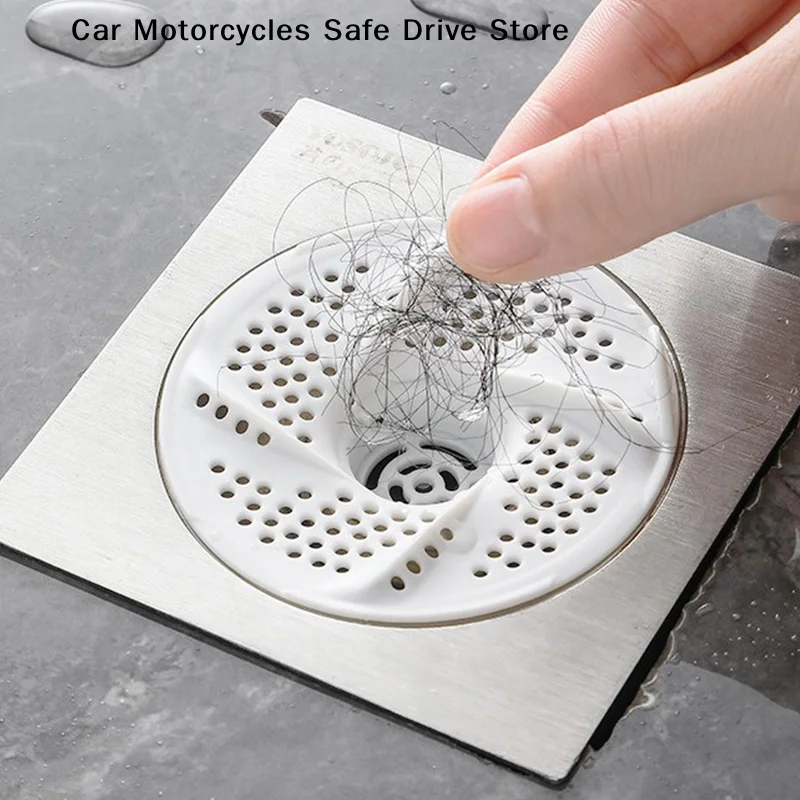 ❤️3pcs Hygienic Vortex Floor Drain Anti-Clogging Bug Proof Hair Collector Mesh Design Rotating Anti-Clogging Filter Shower Drain