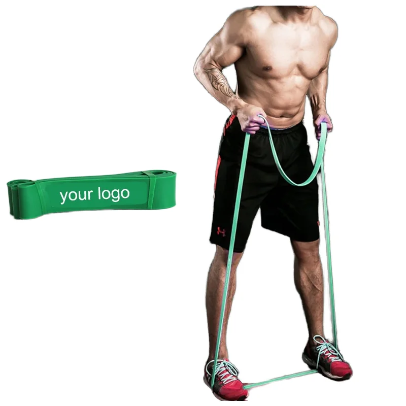 75-Pound Green Natural Latex Gym Resistance Ring Fitness Band Sets The Extreme Range Of Yoga Workout Training