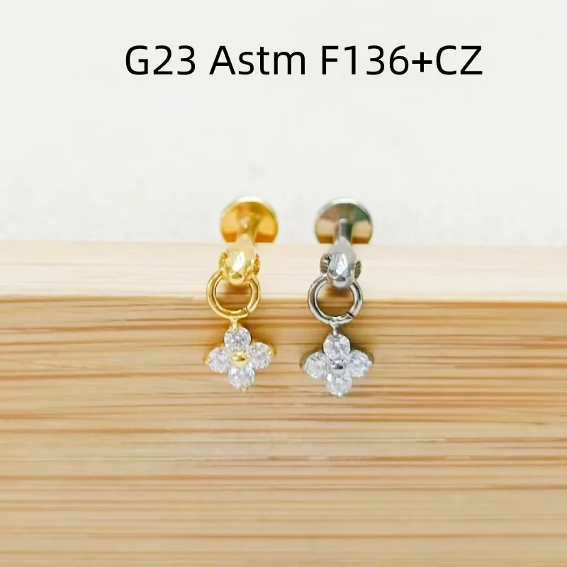 

Лот 10 шт. украшения для тела 16 г G23 Титан Astm F136 Птица CZ Губа Лабрет Бар Ушная спираль Козелок Ревень Бар Пирсинг Ювелирные изделия Новый блеск