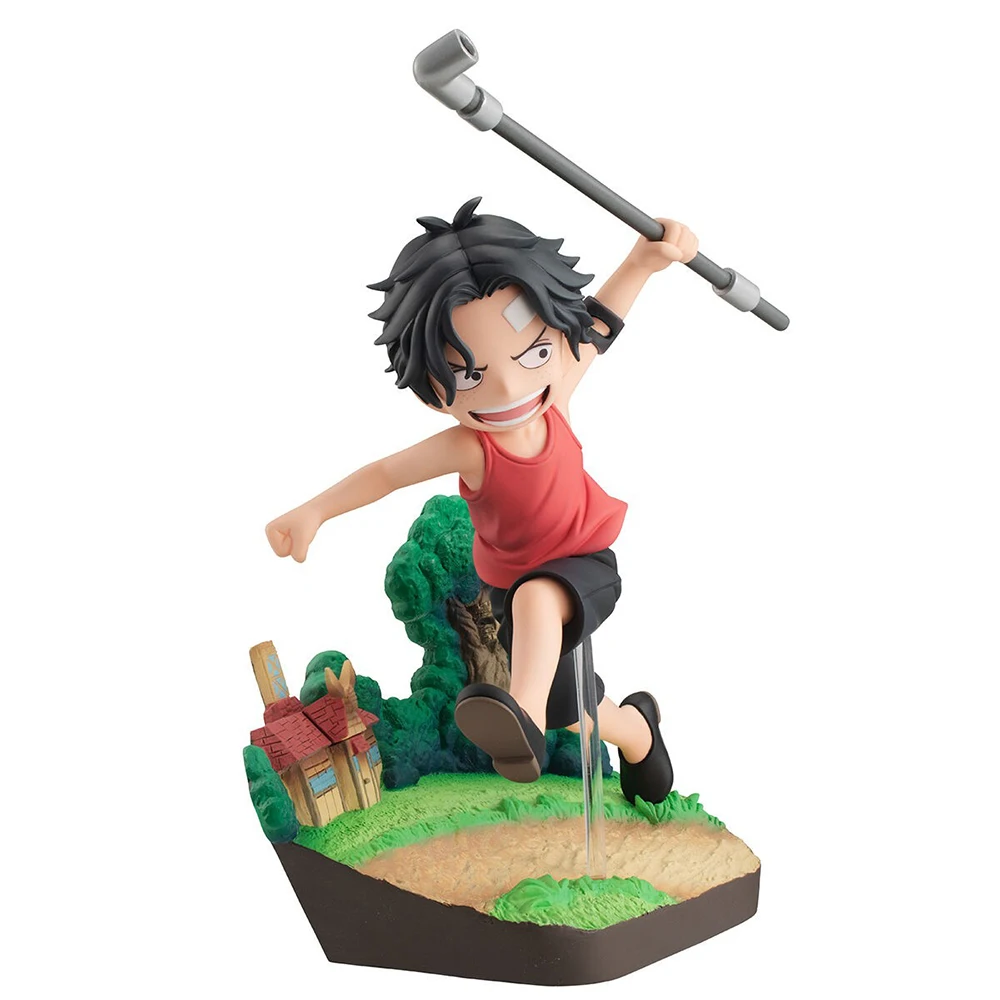 Original MegaHouse G.E.M.Series One Piece Portgas D. Ace RUN! RUN! RUN! 130 mm Anime Action Figure Nice Collectible Model Toys