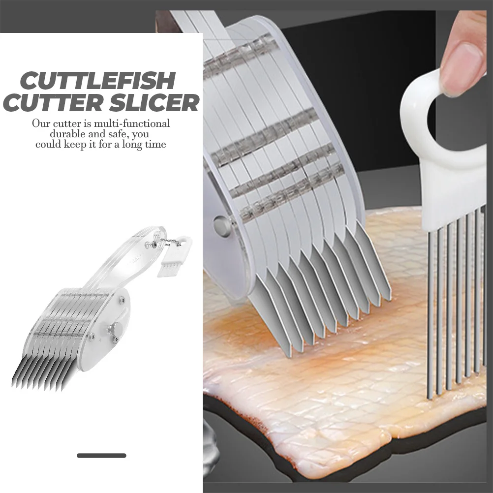 

Kitchen Knife Set Spuid Squid Cutting Sherchpry Stainless Acrylic Calamar