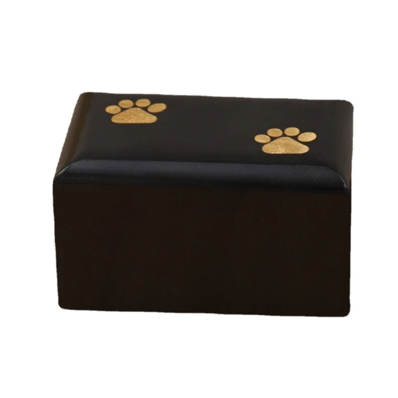 Dog Urn Cremation Urn Memorial Gifts Memorial Paw Print Rememberable Urn for Deceased Pet Ashes Dropship