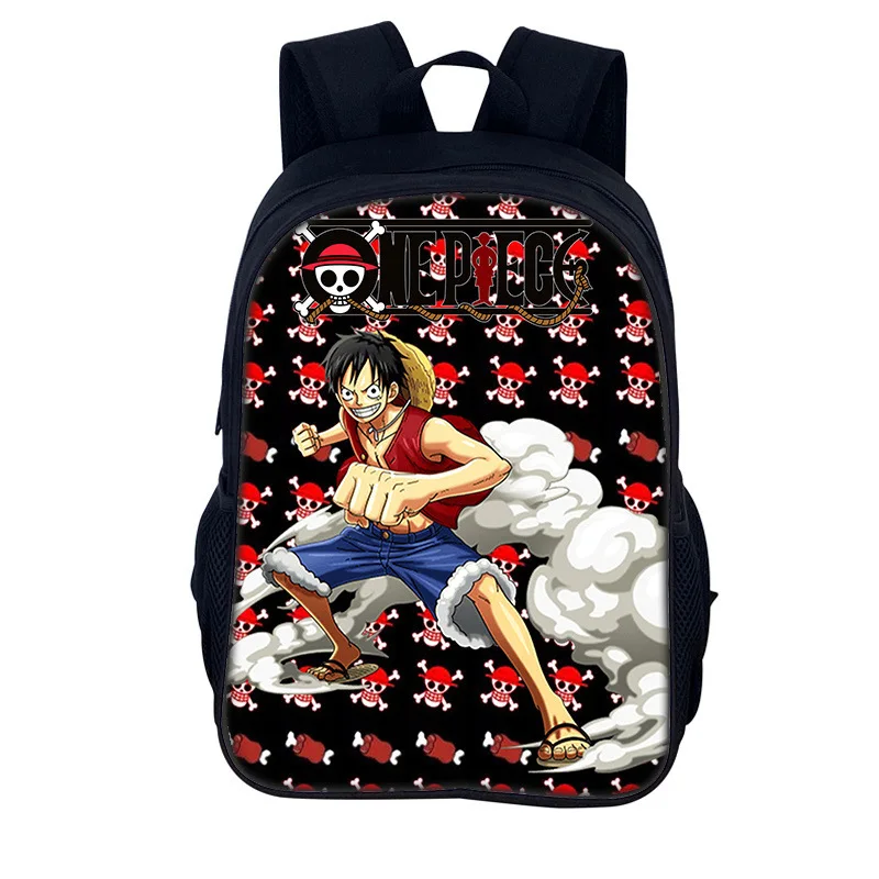 Mochila escolar One Piece Monkey D. Luffy para niños, mochila ligera para niños, mochila de moda, el mejor regalo
