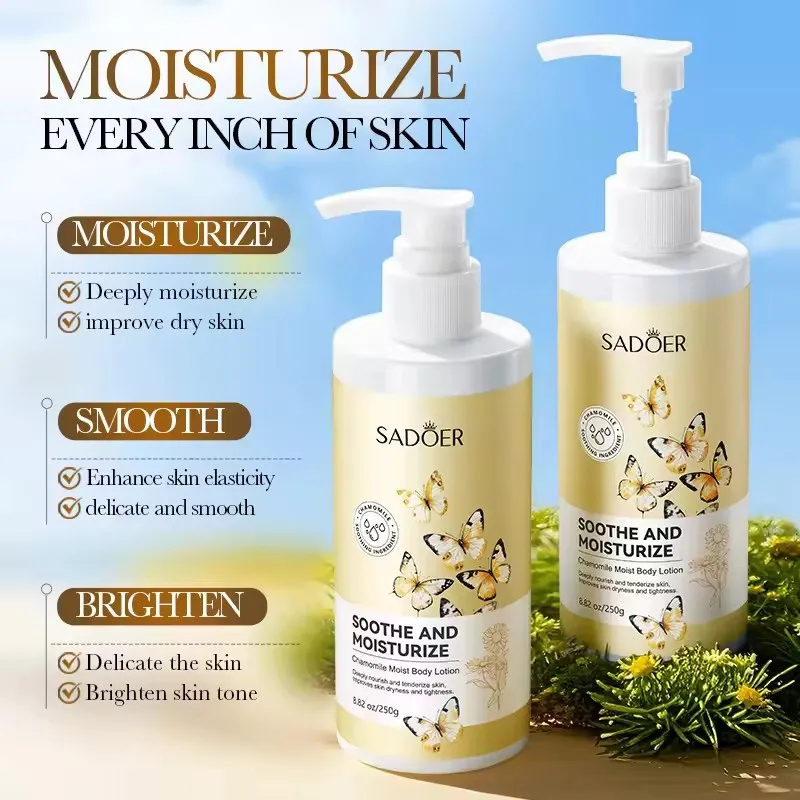 Chamomile Bleaching Face Body Cream Whitening Cream Skin Whitening Moisturizing Body Lotion Skin Lightening Cream Body Care