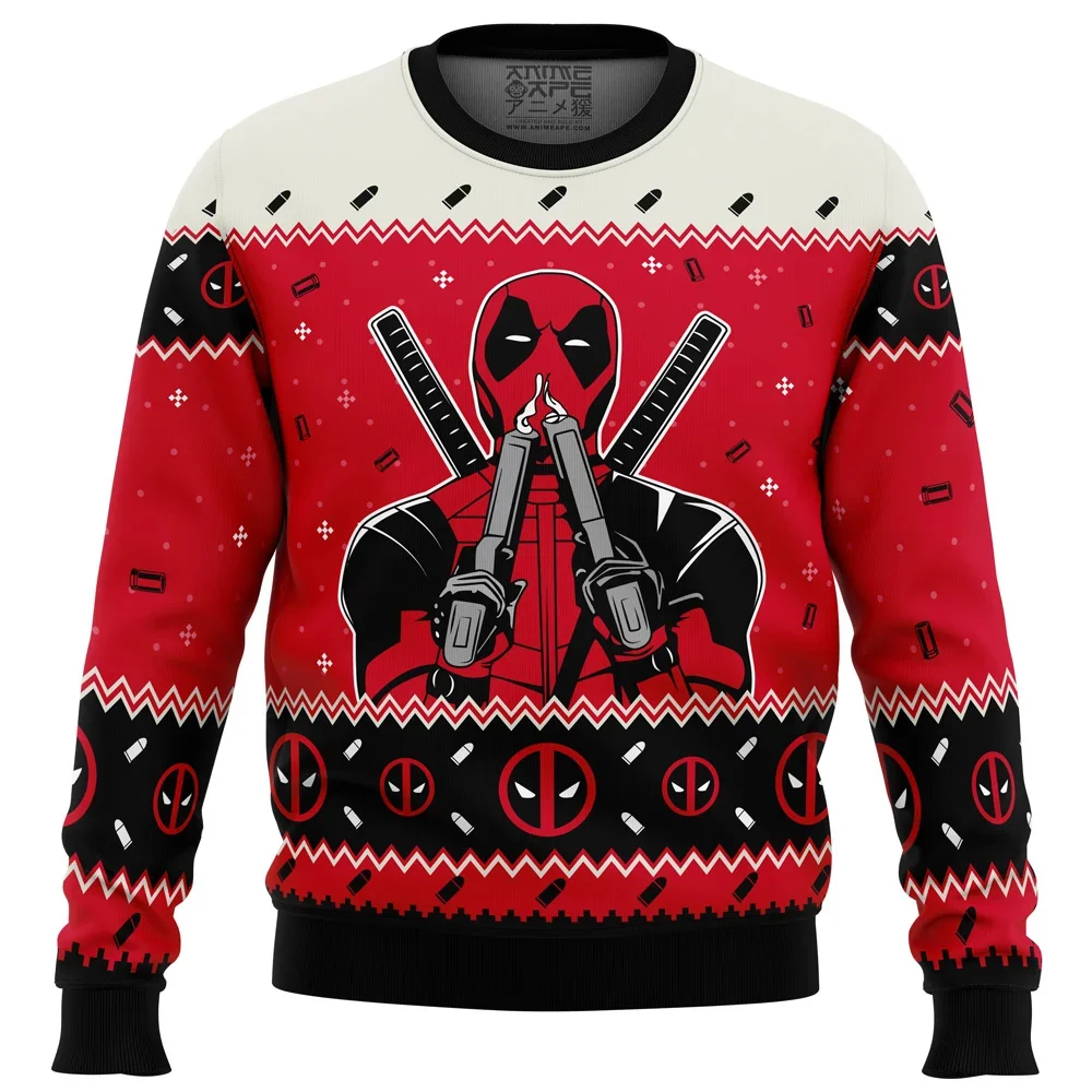 Sweat à capuche imprimé 3D pour homme, pull de Noël, services.com America, Venom, Deadpool, Marvel, vêtements pour hommes