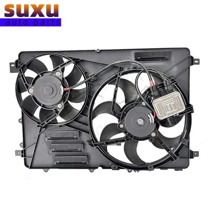 OEM 31338823 30723011 31274211 32339742 31293777 Dual Radiator Cooling Fan Assembly Moudle For Volvo S60 S80 V60 V70 XC60 XC70